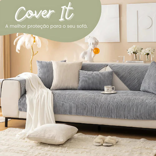 COVER IT | CAPA DE CHENILLE PARA SOFÁ