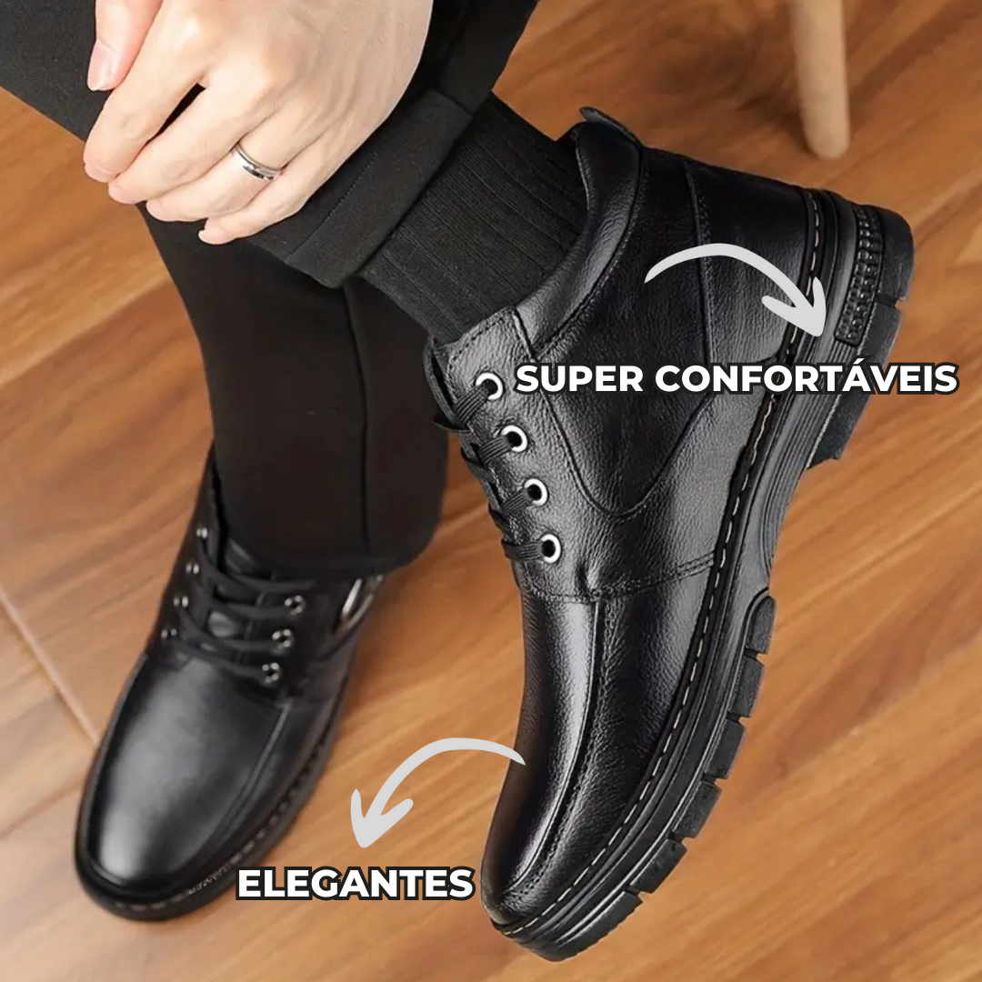 Imperio™ | Botas de couro térmicas para homem