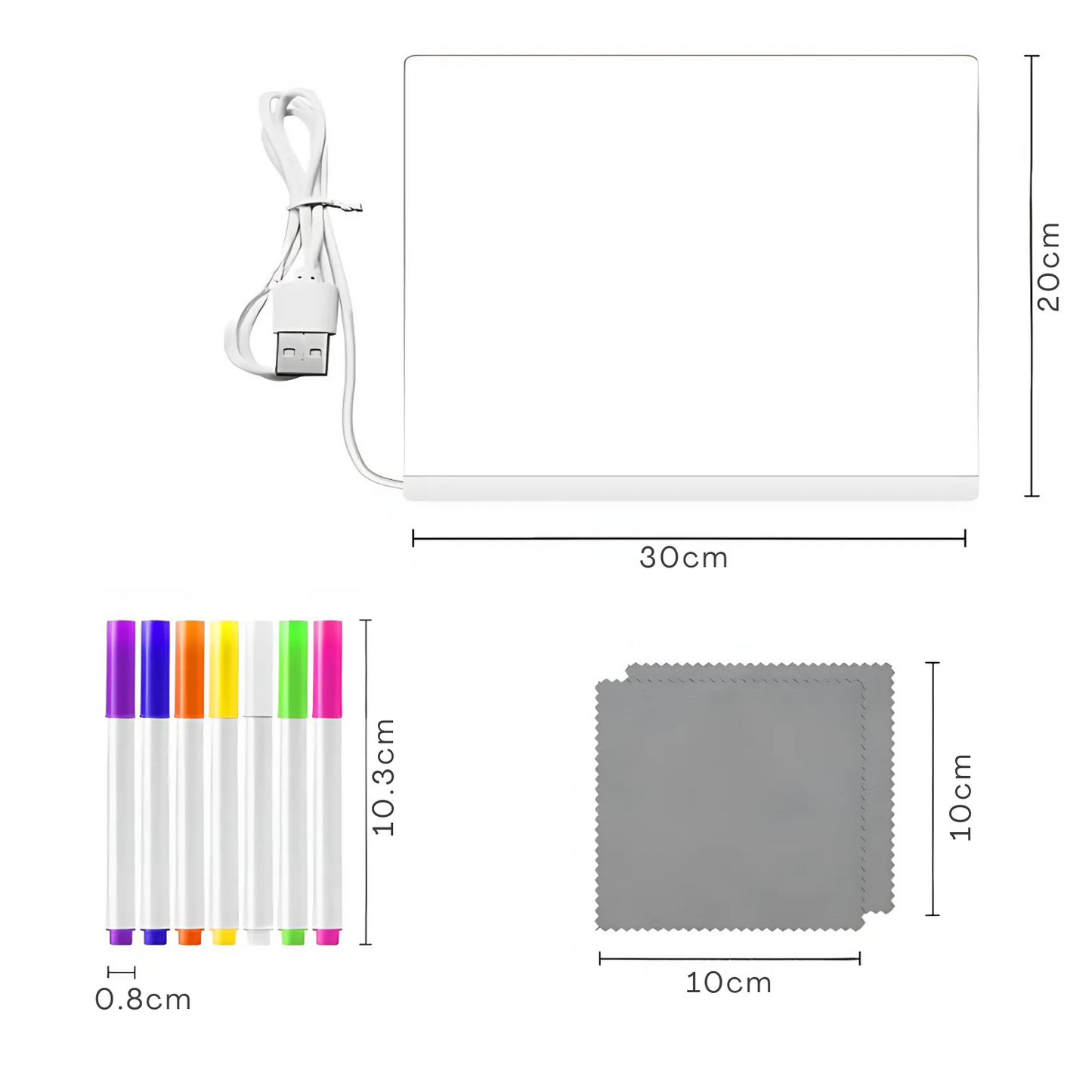 LumiBoard: Quadro de luz artística