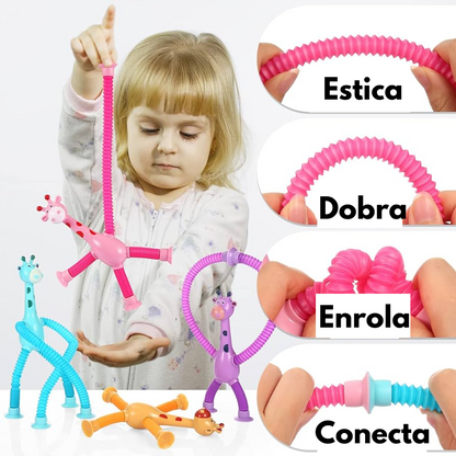 SQUEEZY: GIRAFAS SENSORIAIS (PACK DE 3 UNIDADES)